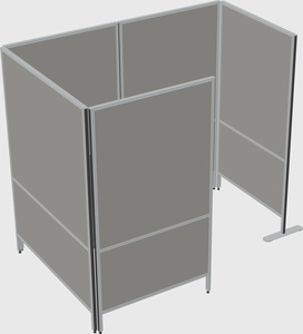 Small private panel system