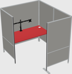 Flexible panel system with privacy