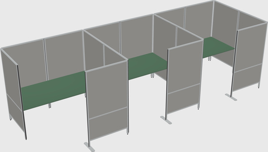 Flexible panel system with privacy