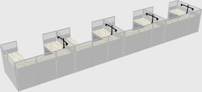 Cabine en u