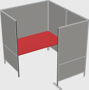 Flexible panel system with privacy