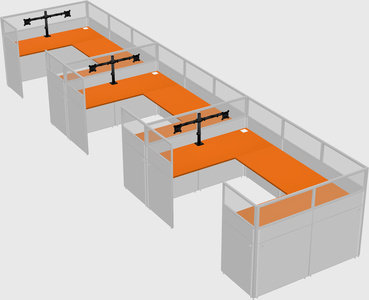 Cabine en u