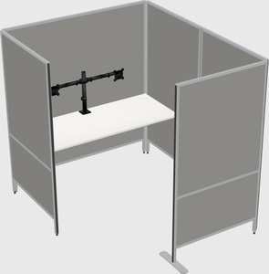 Flexible panel system with privacy