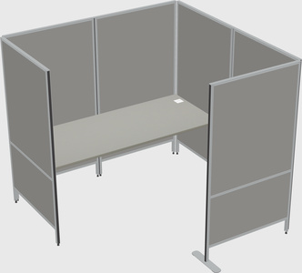 Flexible panel system with privacy