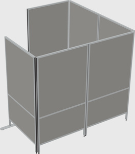 Flexible panel system with privacy