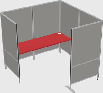 Flexible panel system with privacy