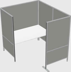 Flexible panel system with privacy