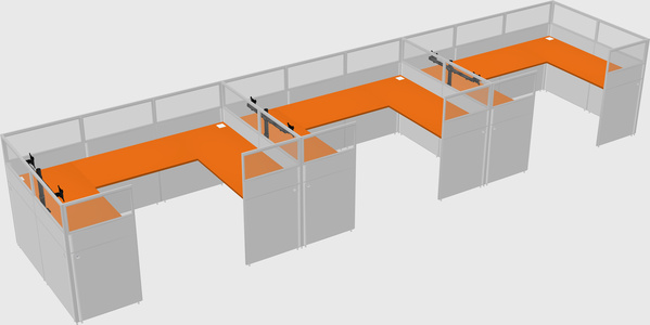 Cabine en u