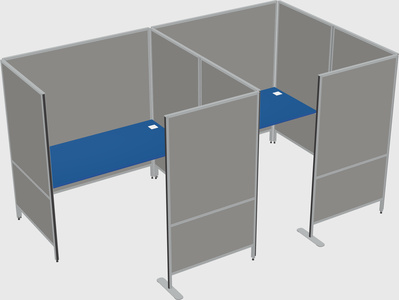 Flexible panel system with privacy