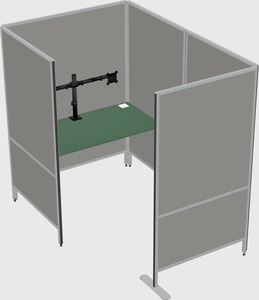 Small private panel system