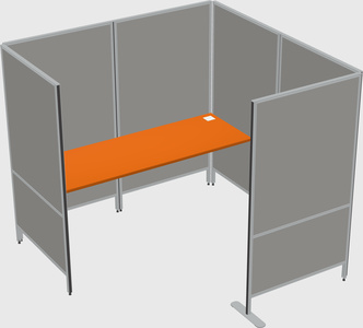Flexible panel system with privacy