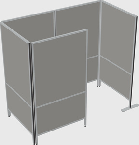 Small private panel system