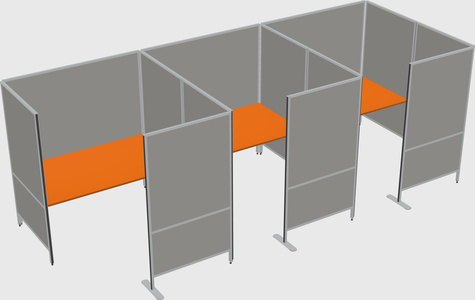 Flexible panel system with privacy