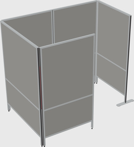 Small private panel system