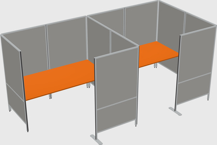 Flexible panel system with privacy