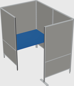 Small private panel system
