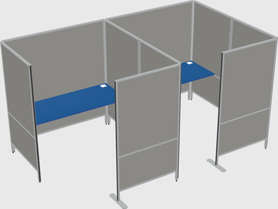 Flexible panel system with privacy