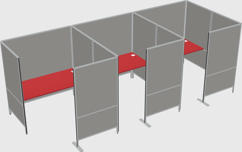 Flexible panel system with privacy