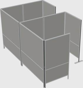 Flexible panel system with privacy