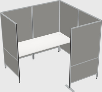 Flexible panel system with privacy