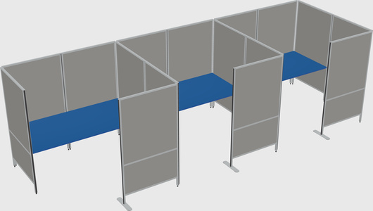 Flexible panel system with privacy
