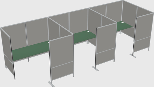 Flexible panel system with privacy