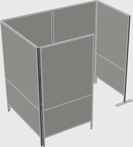 Small private panel system