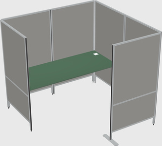Flexible panel system with privacy