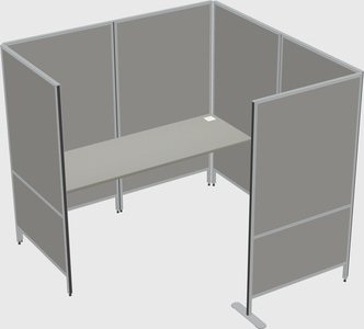 Flexible panel system with privacy