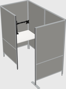 Small private panel system