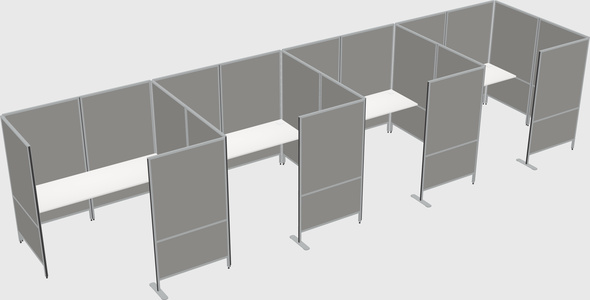Flexible panel system with privacy