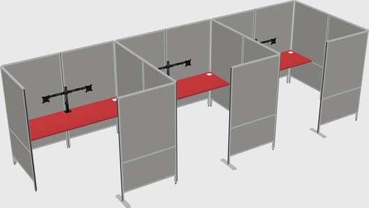 Flexible panel system with privacy