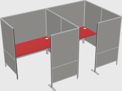 Flexible panel system with privacy