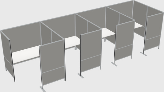 Flexible panel system with privacy