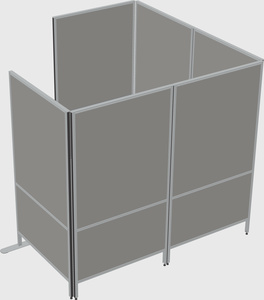 Flexible panel system with privacy