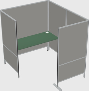 Flexible panel system with privacy
