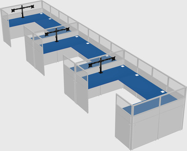 Cabine en u