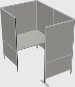 Small private panel system