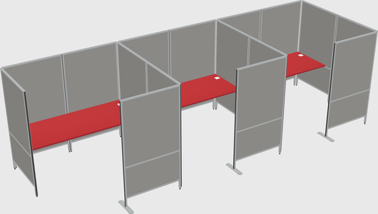 Flexible panel system with privacy