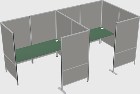 Flexible panel system with privacy