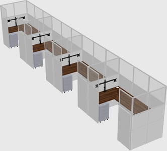 Cabine en u