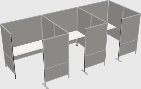 Flexible panel system with privacy