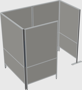 Small private panel system