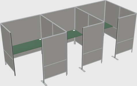 Flexible panel system with privacy