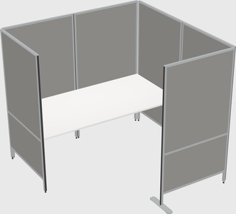 Flexible panel system with privacy