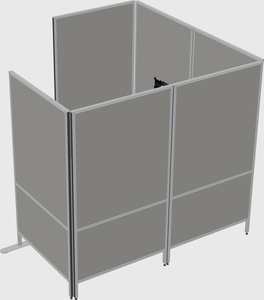 Flexible panel system with privacy