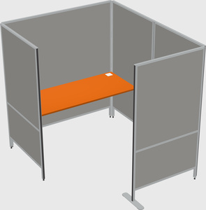 Flexible panel system with privacy