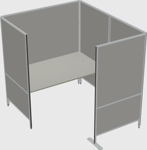 Flexible panel system with privacy