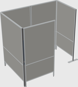 Small private panel system