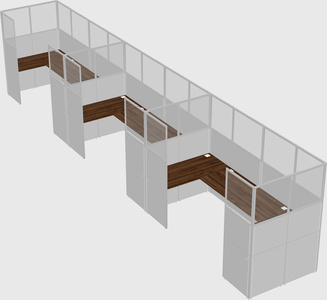 Cabine en u